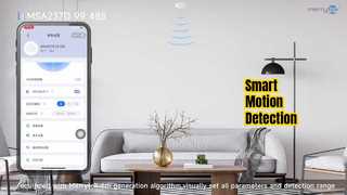 RS485 Motion Detector Smart Flush Mount 24GHz