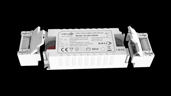 35W DALI2 & PUSH dimming constant current driver NFC programmable led driver 500-1050mA