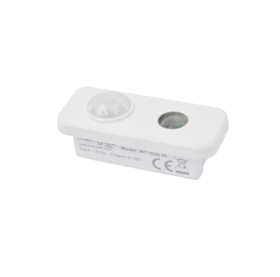 12Vdc PIR αισθητήρας κίνησης με 0-10V εξασθένιση για το φως του πάνελ, λειτουργία προτεραιότητας του ημερήσιου φωτός
